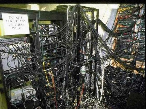 Cable Management Gone Wrong