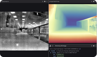 Relative Depth on Thermal Images