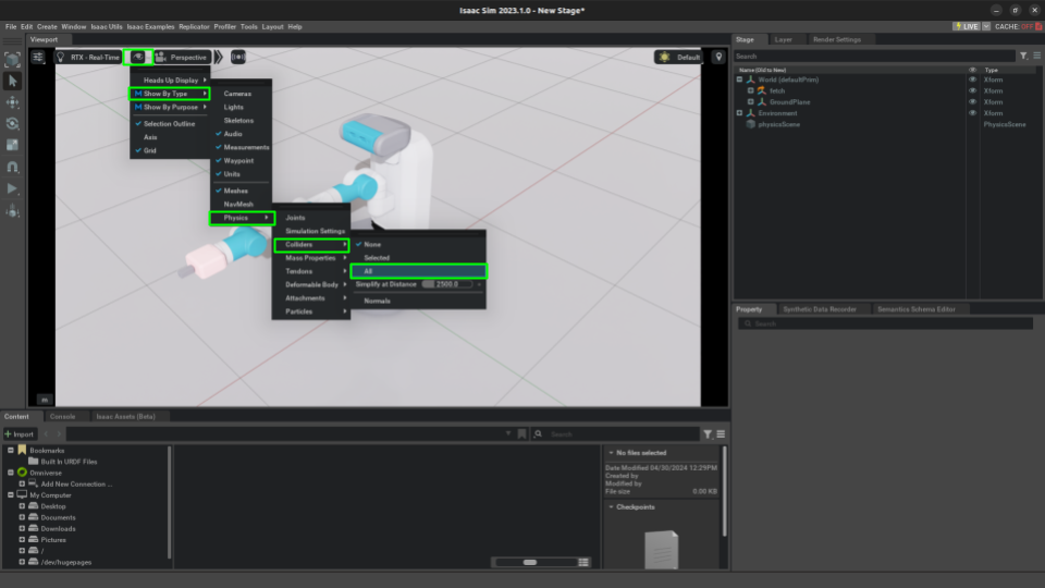 Step - 6: Verify the Collision Properties