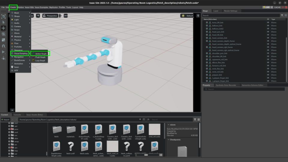 Image of Creating Action Graph