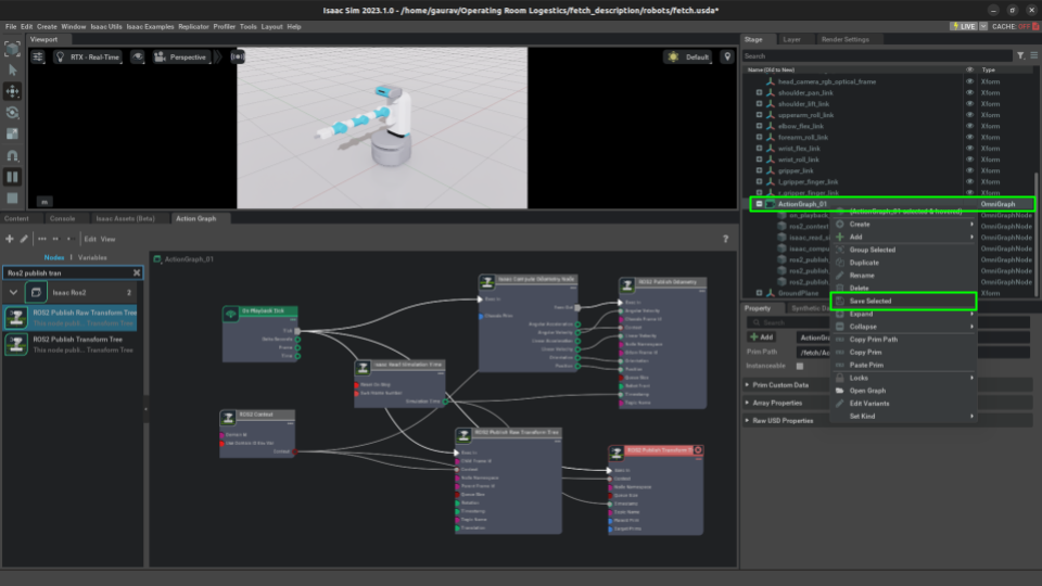 Image of Saving Action Graph