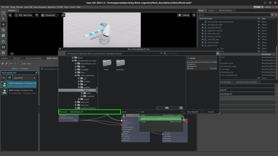 Image of Saving Action Graph